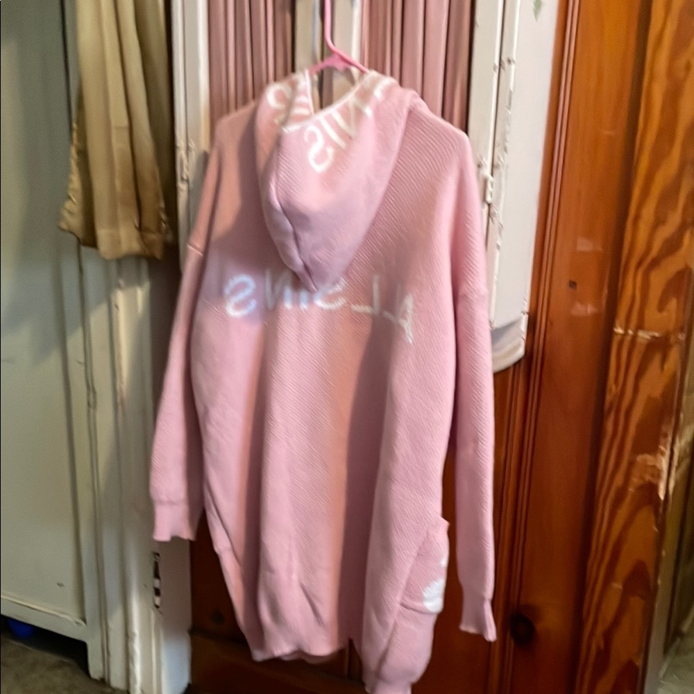 Pink Hooded Women's Sweater